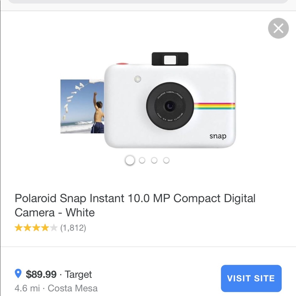 Snap Polaroid camera